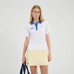 Ellesse Di Lepre Polo Damen - Weiß, Blau