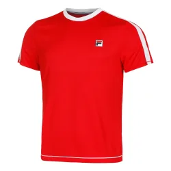 Fila Elias T - Shirt Herren Rot, Weiß