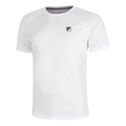 FILA Holger Herren Tennisshirt Weiss, Herren, Größe: XL