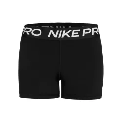 Nike Pro 3in Ballshorts Damen - Schwarz, Weiß