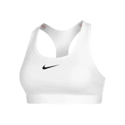 Nike Swoosh Medium Sport - BH Damen Weiß