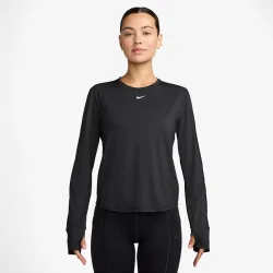 Nike One Classic Dri - FIT Longsleeve Damen Schwarz
