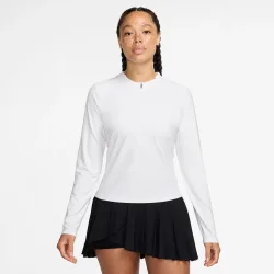 Nike Court Dri - Fit Advantage Longsleeve Damen Weiß, Weiß
