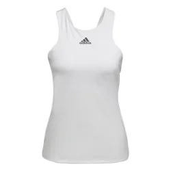 adidas Y Tank - Top Damen Weißaluminium