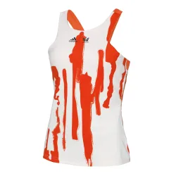 adidas New York Y Tank - Top Damen Beige, Orange