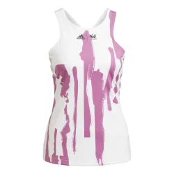 adidas New York Y Tank - Top Damen Weiß, Lila