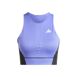 adidas Crop Pro Tank - Top Damen Flieder, Mehrfarbig