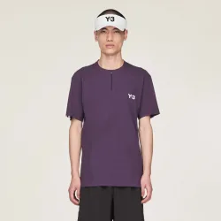 adidas Y - 3 Zip Polo Herren Lila