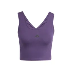 adidas Essentials Small Logo Tank - Top Damen lila