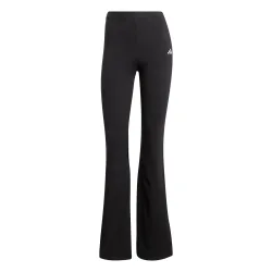 adidas Essentials Small Logo Flared Tight Damen - schwarz