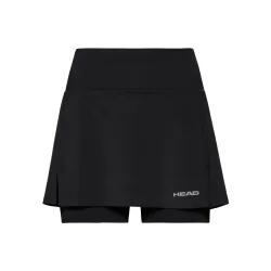 HEAD Club Basic Long Rock Damen - Schwarz, Silber