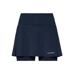 HEAD Club Basic Long Rock Damen - Dunkelblau, Silber