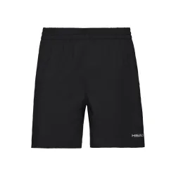 HEAD Club 7in Shorts Herren - Schwarz, Silber