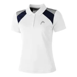 HEAD Club Polo Damen - Weiß, Blau