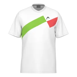 HEAD Topspin T - Shirt Herren Weiß, Rot