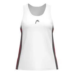HEAD Club 25 Tech Tank - Top Damen Weiß, Rot