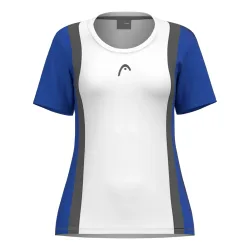 HEAD Club 25 Tech T - Shirt Damen Weiß, Blau