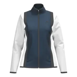 HEAD Club 25 Jacket Women Trainingsjacke Damen - Dunkelblau, Weiß