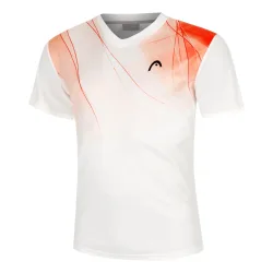 HEAD Topspin T - Shirt Herren Weiß, Rot
