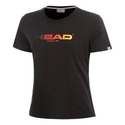 HEAD DTB Rainbow T - Shirt Damen schwarz