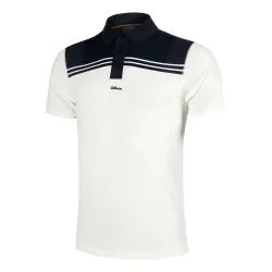 Wilson All Seasons Polo Herren - Dunkelblau, Creme