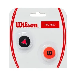 Wilson Clash Pro Feel Dämpfer 2er Pack - Schwarz, Rot