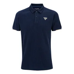 Tecnifibre Waffle Polo Herren - dunkelblau