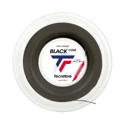Tecnifibre Black Code 200m Saitenrolle - Schwarz