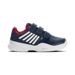 K - Swiss Court Express Strap Omni Allcourtschuh Kinder dunkelblau, weiß