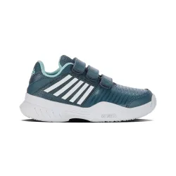 K - Swiss Court Express Strap Omni Allcourtschuh Kinder petrol, weiß