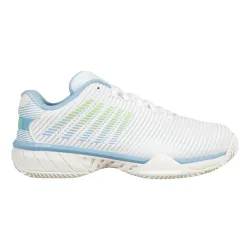 K - Swiss Hypercourt Express 2 Sandplatzschuh Damen Weiß, Hellblau