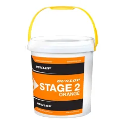 Dunlop Mini Tennis Stage 2 Orange 60er Eimer