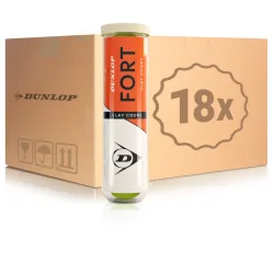 Dunlop 18x 4er Dose Fort Clay Court