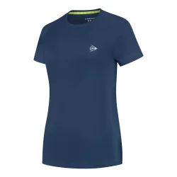 Dunlop Club Crew T - Shirt Damen Dunkelblau