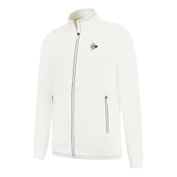 Dunlop Club Knitted Trainingsjacke Herren-Weiß