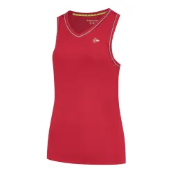 Dunlop Club Tank - Top Damen Rot