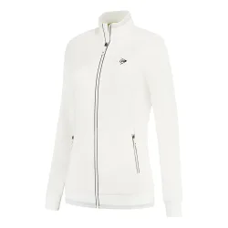 Dunlop Club Knitted Trainingsjacke Damen-Weiß
