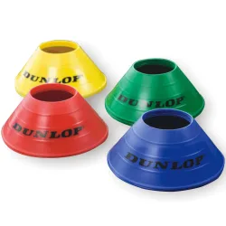 Dunlop Set Markierungshütchen 20er Pack - Gelb, Blau