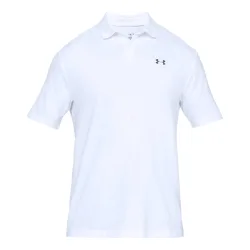 Under Armour Performance 2.0 Polo Herren - Weiß, Silber