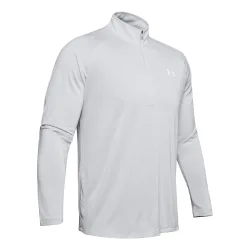 Under Armour Tech 2.0 Half - Zip Longsleeve Herren Hellgrau, Grau
