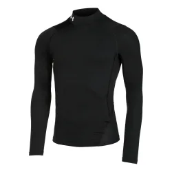 Under Armour Heatgear Comp Mock Longsleeve Herren - Schwarz