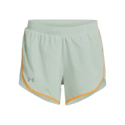 Under Armour Fly-By Elite 3in Shorts Damen-Grün,Orange