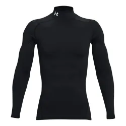 Under Armour Coldgear Comp Mock Longsleeve Herren - Schwarz