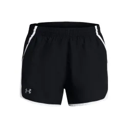 Under Armour Fly By Shorts Damen - Schwarz, Weiß
