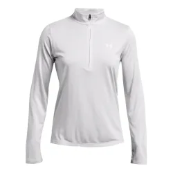 Under Armour Tech Half - Zip Twist Longsleeve Damen Grau