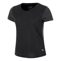 Under Armour Streaker Jacquard T-Shirt Damen-Schwarz