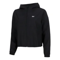 Under Armour Rival Woven Sweatjacke Damen-Beige,Weiß