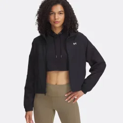 Under Armour Rival Woven Trainingsjacke Damen - Schwarz
