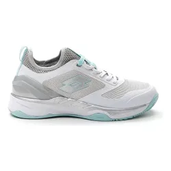 Lotto Mirage 200 Sandplatzschuh Damen - Weiß, Silber