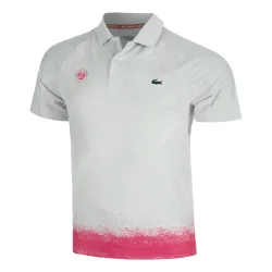 Lacoste Polo Herren - Weiß, Pink